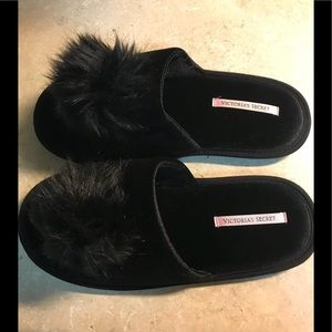 Victoria’s Secret Pom Pom Slippers